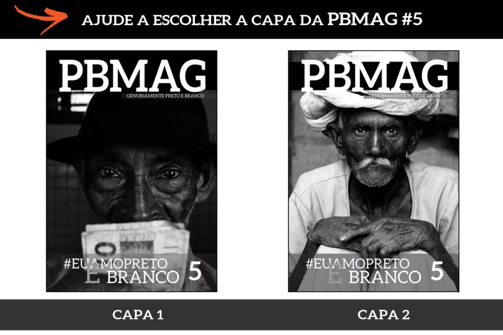 Escolha da capa da Revista PBMAG #5