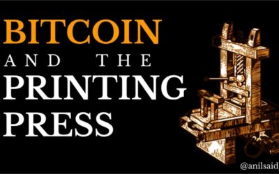 O Bitcoin é a Prensa de Gutenberg do Século XXI